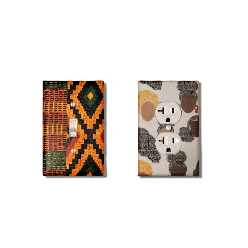 Cultural Beauties Duo | Afrocentric Switch Covers for lights