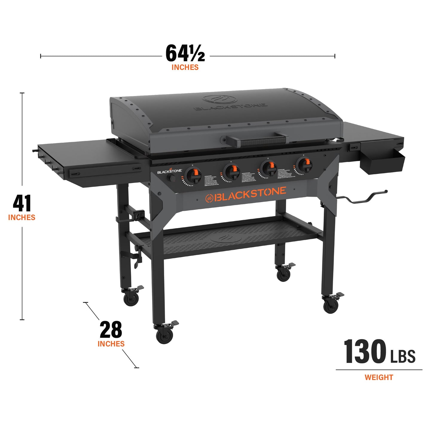 Iron Forged 36" Griddle W/Hood