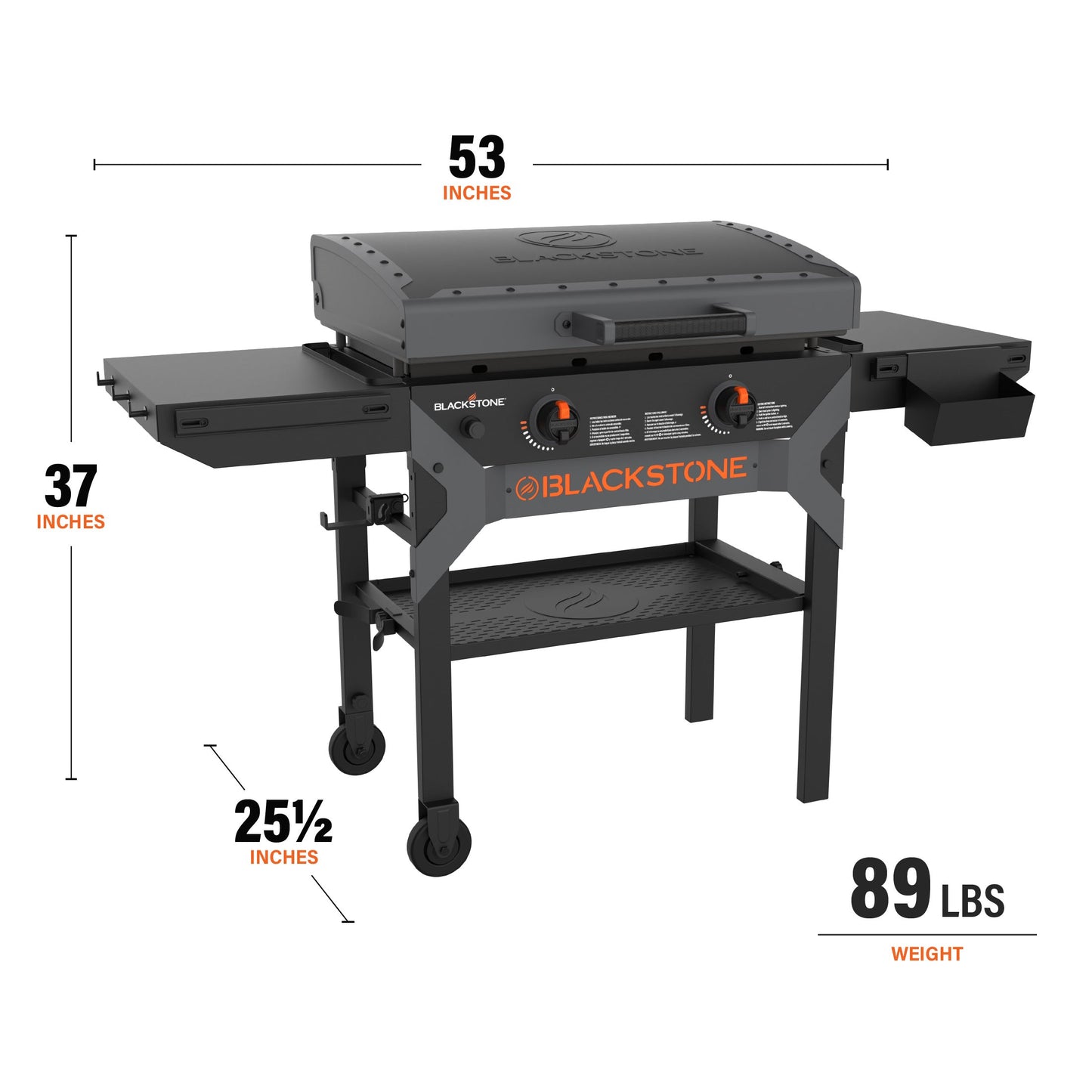 Iron Forged 28" Griddle W/Hood