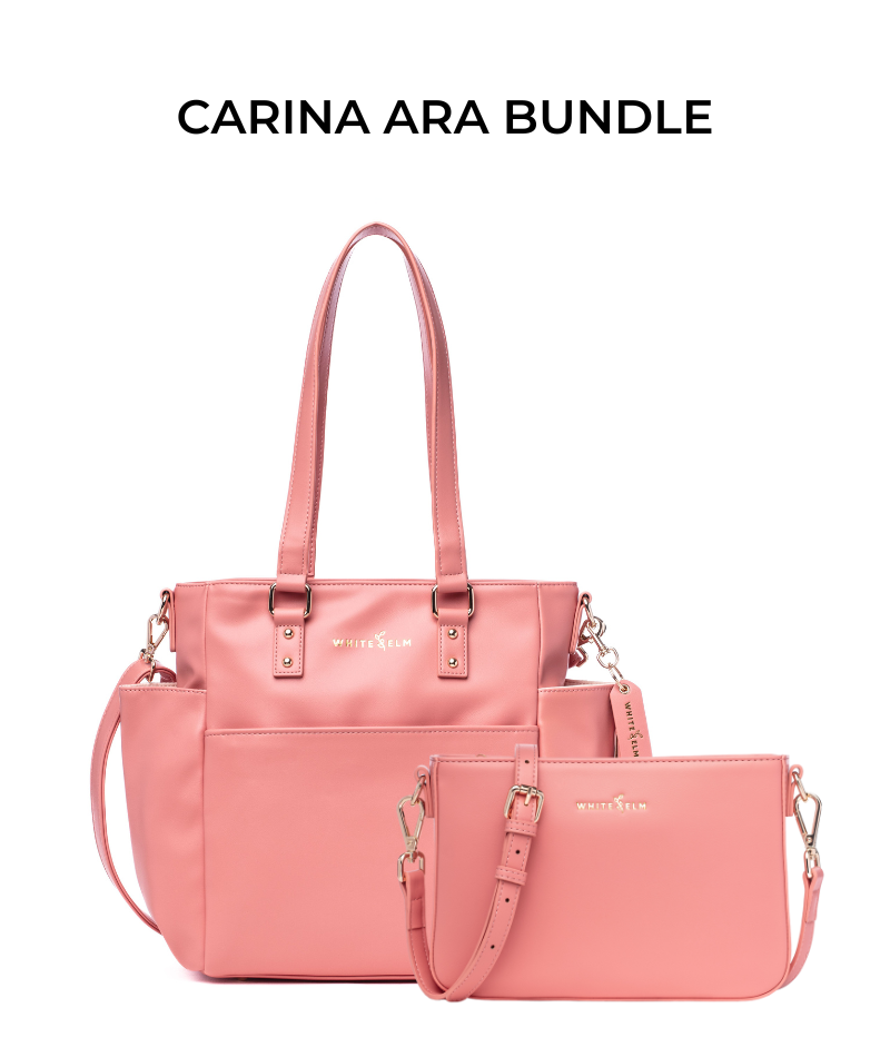 Carina Tote Bag - Coral