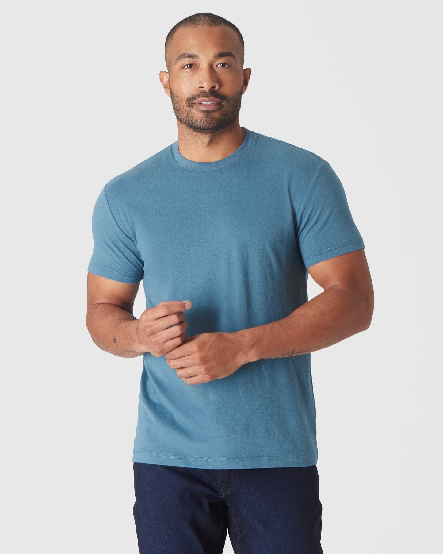 Sapphire Short Sleeve Crew Neck T-Shirt