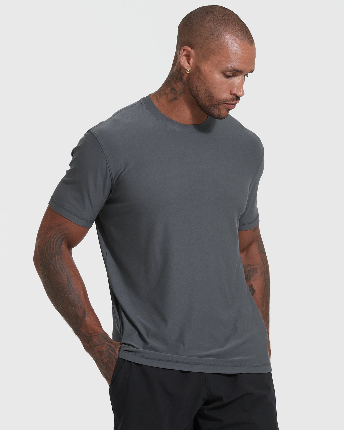 Heather Staple Short Sleeve Active Crew 6-Pack