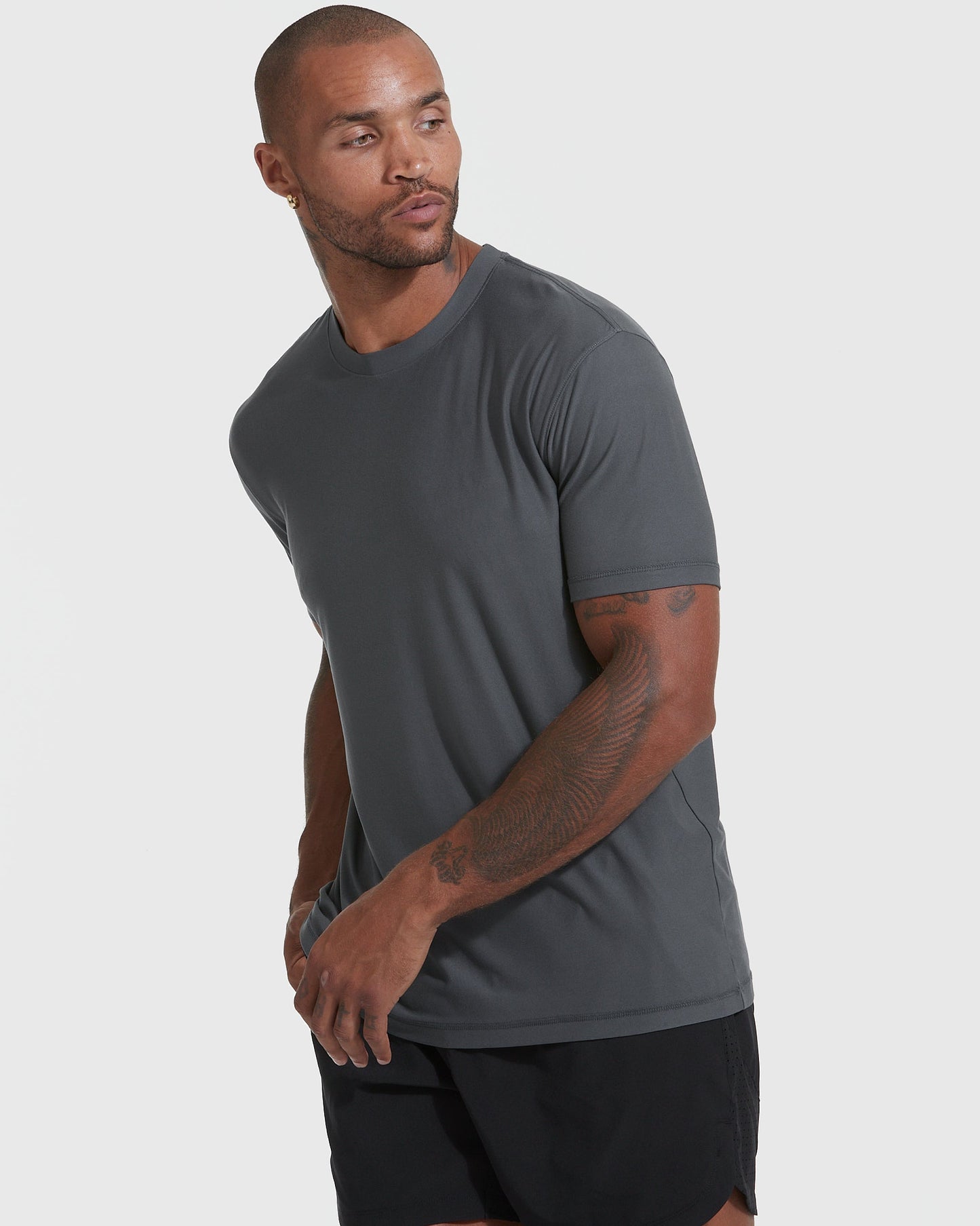 Heather Staple Short Sleeve Active Crew 6-Pack