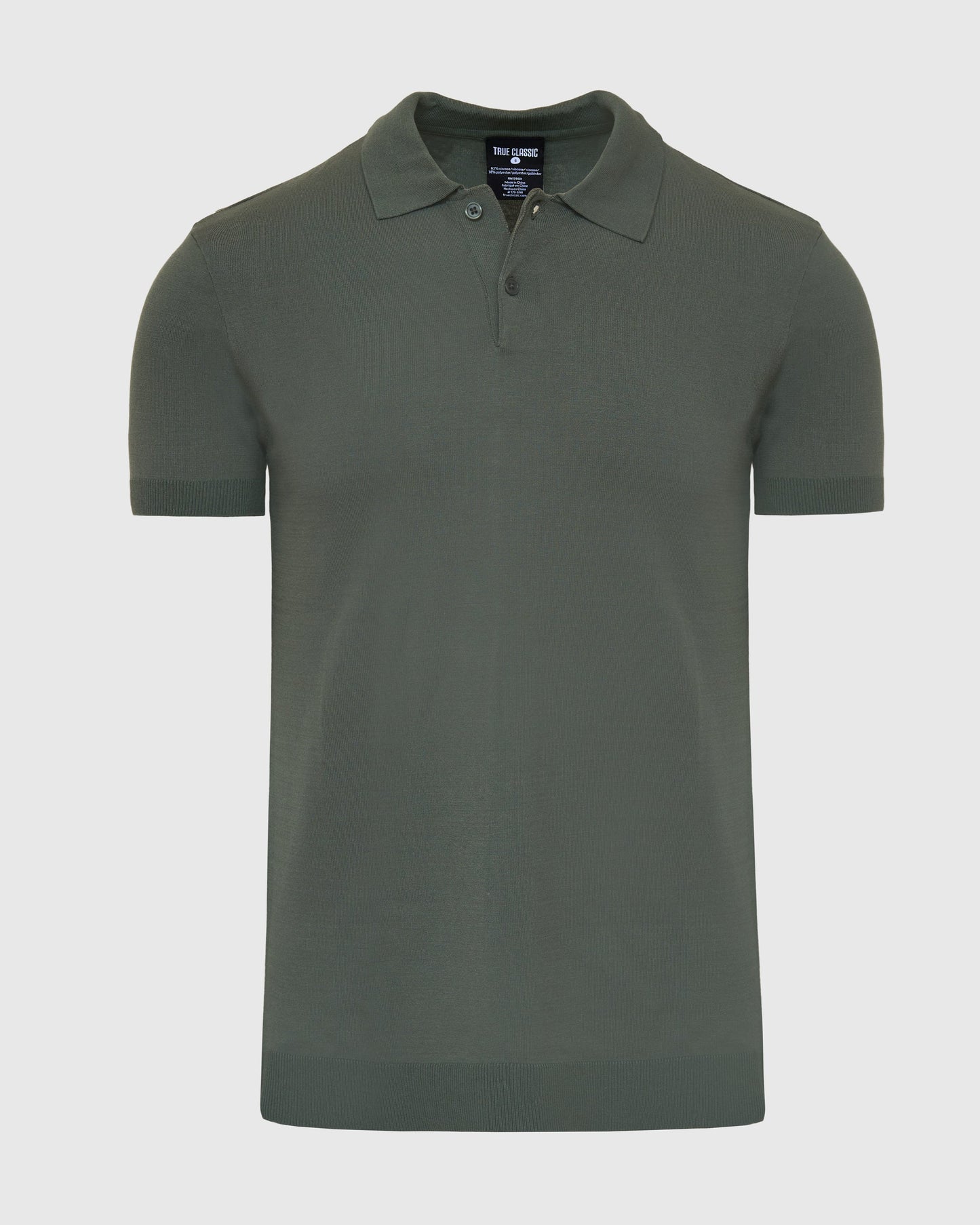 Moss Short Sleeve Sweater Polo