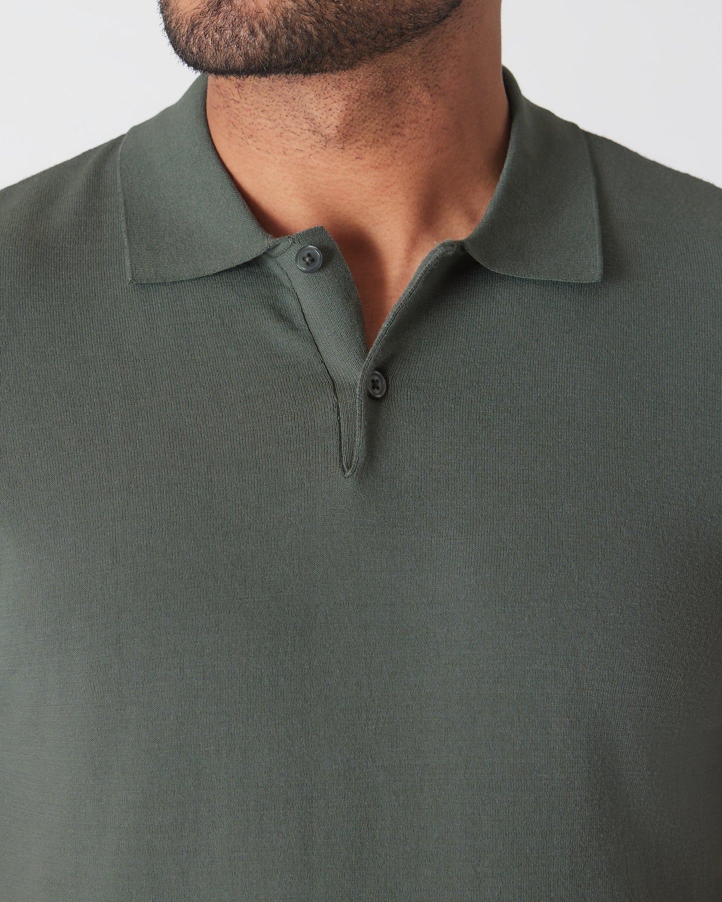 Moss Short Sleeve Sweater Polo