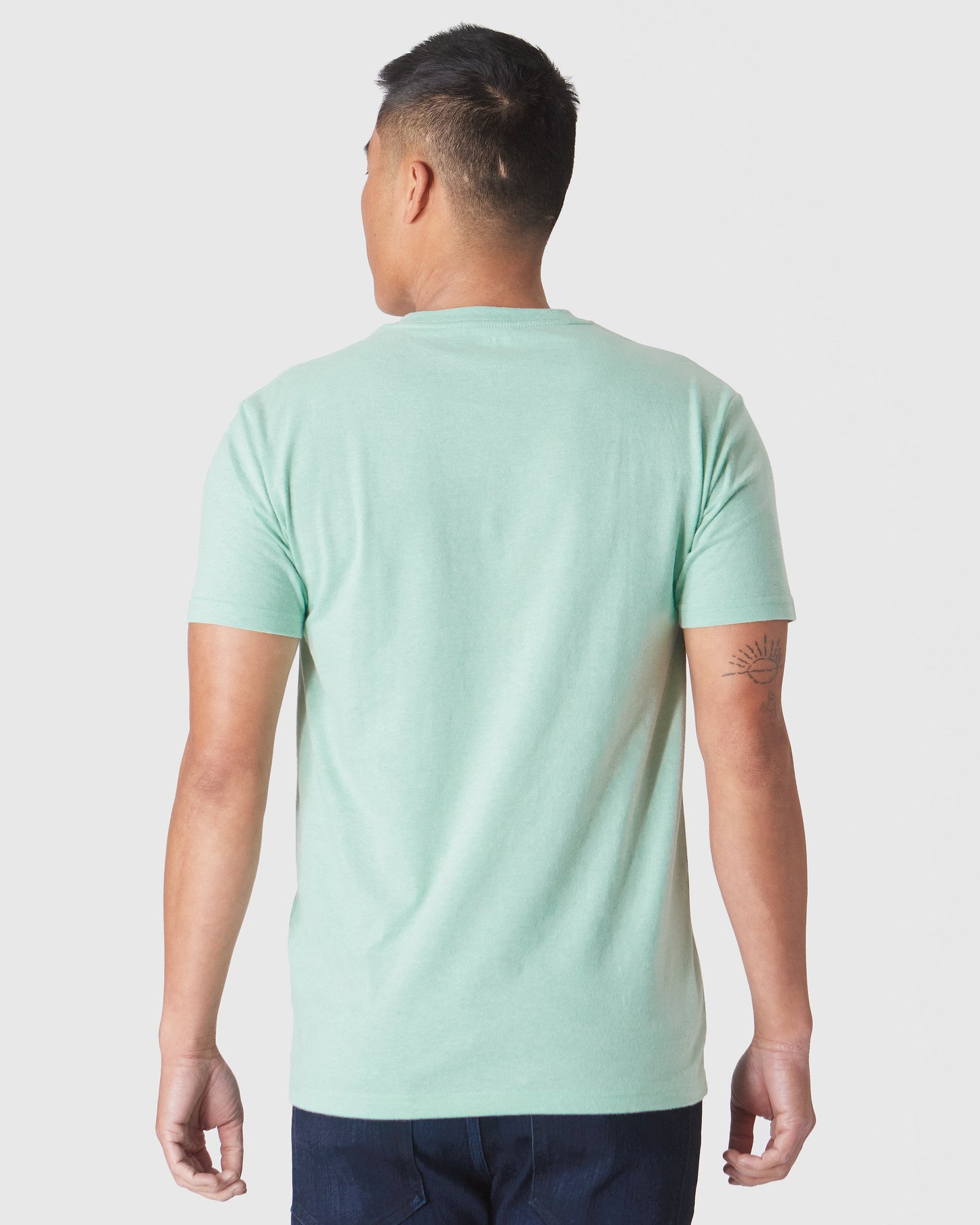 Heather Mist Short Sleeve Vee Neck T-Shirt