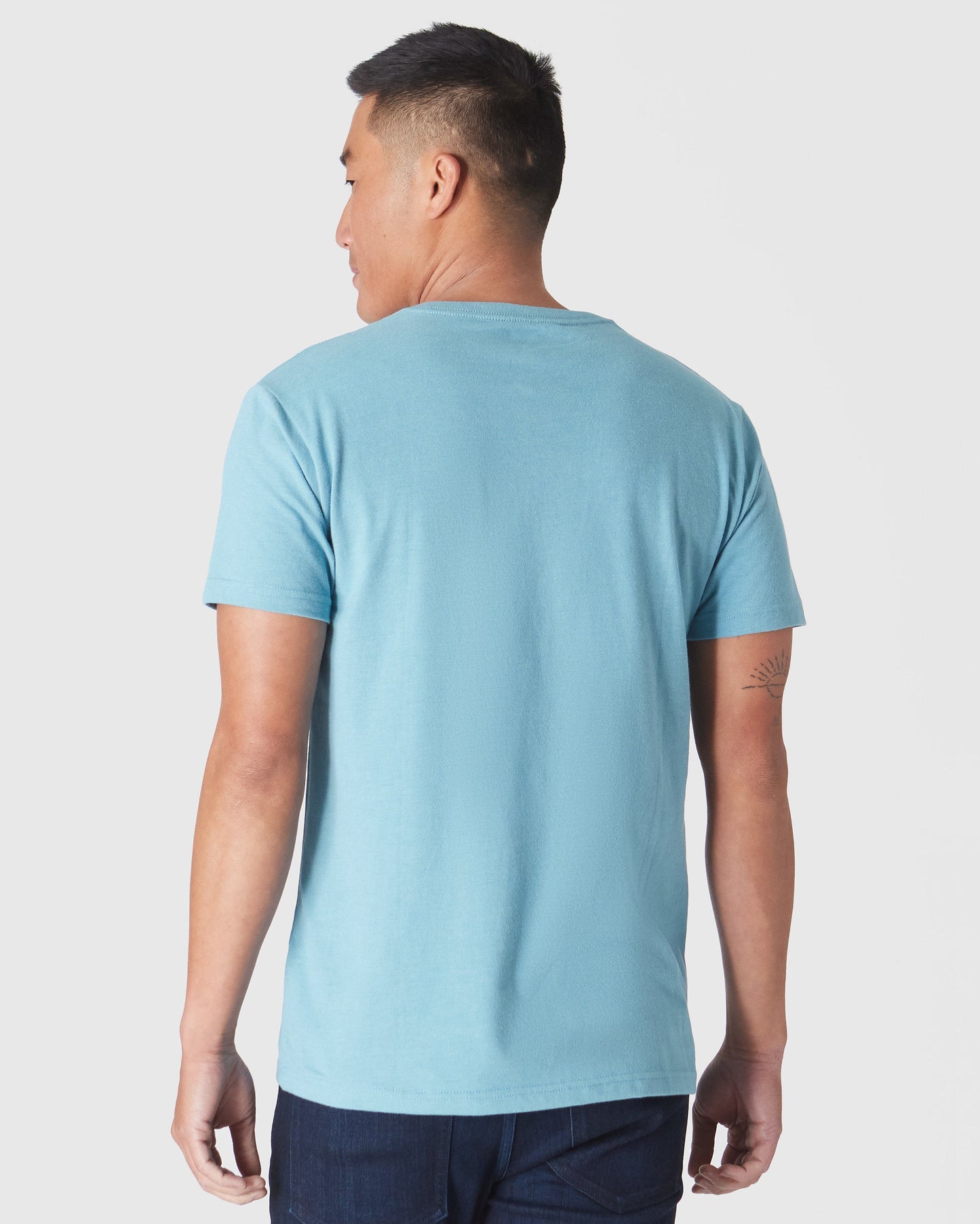 Heather Voyager Short Sleeve Vee Neck T-Shirt