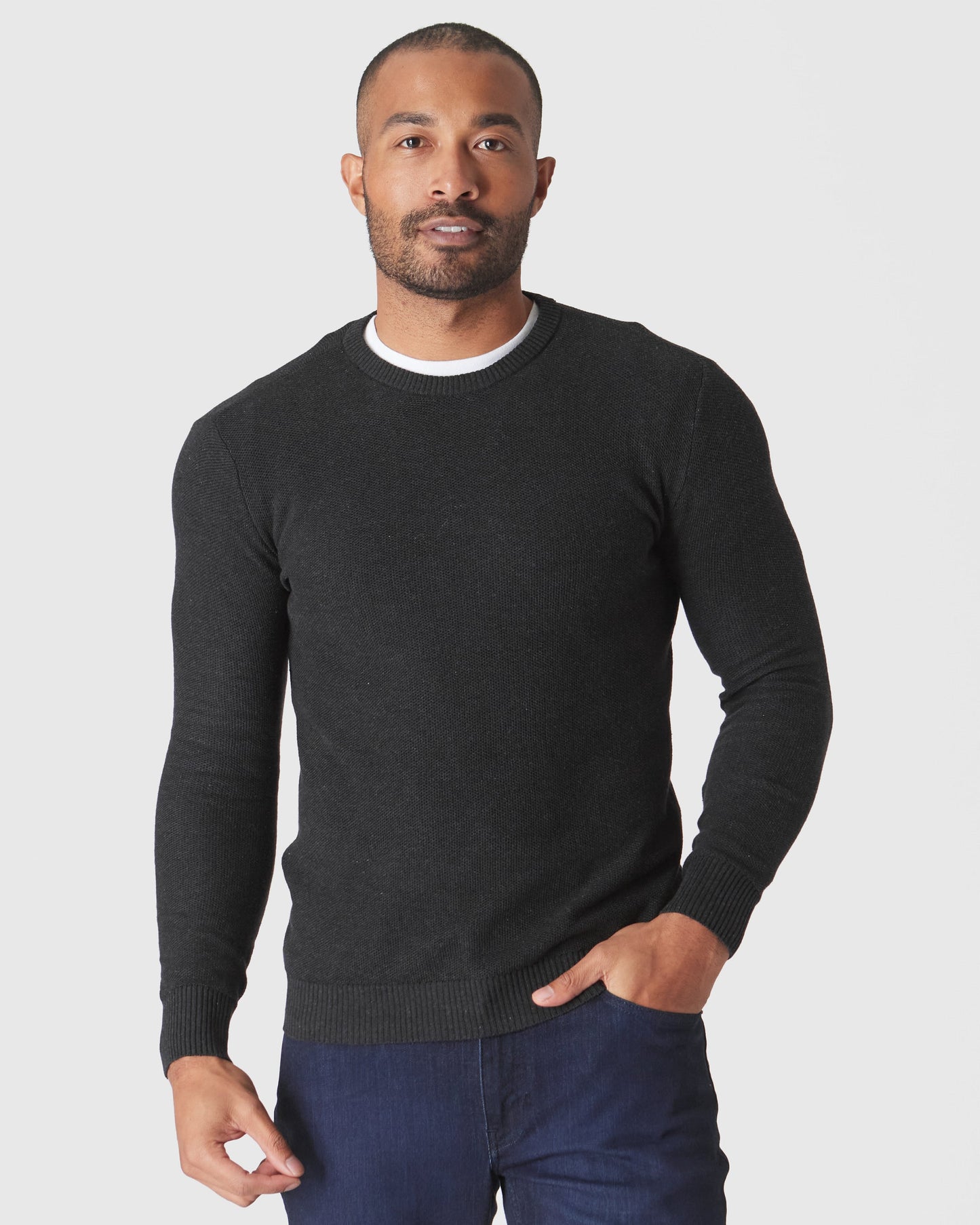 Neutral Pique Crew Sweater 2-Pack