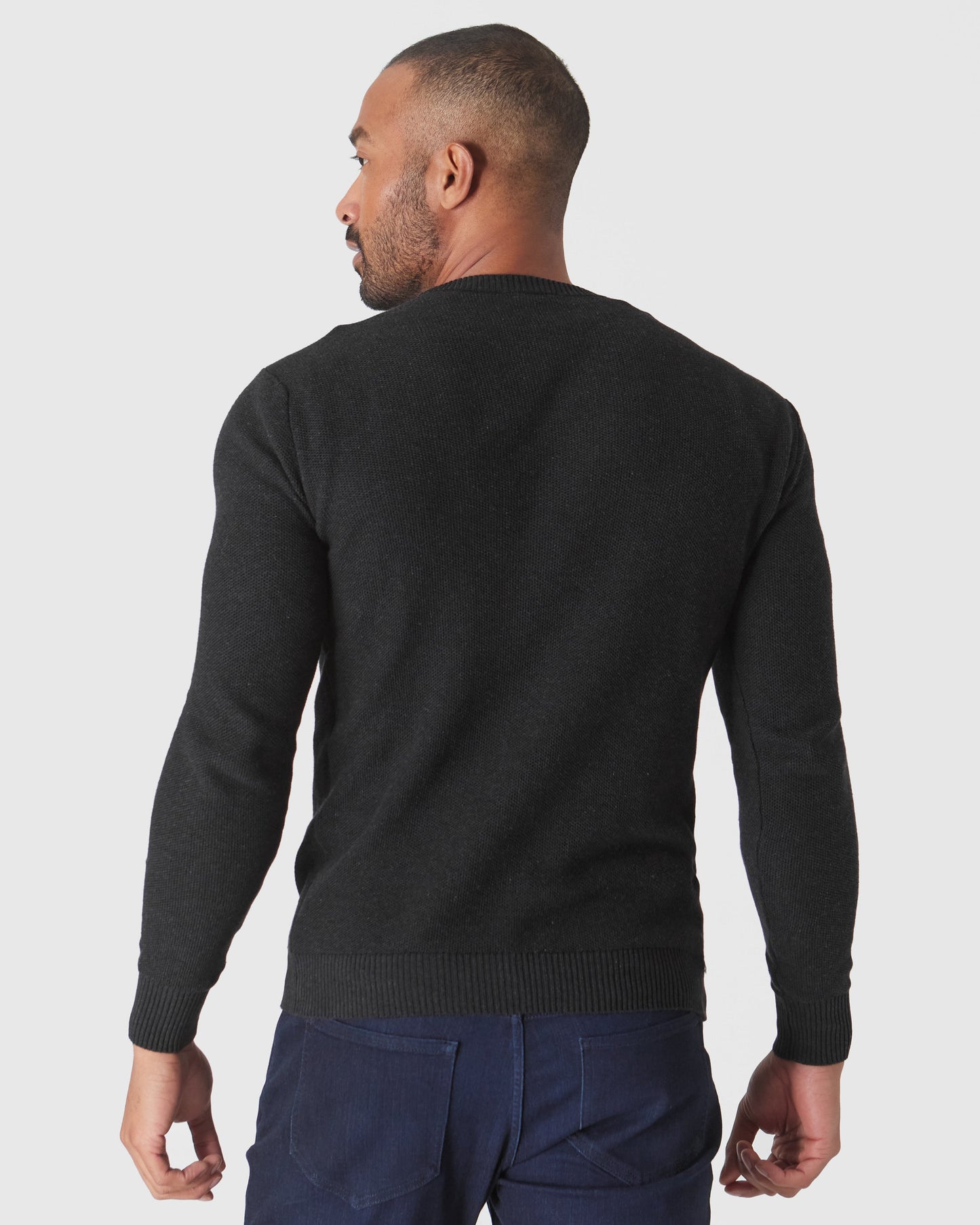 Neutral Cotton Pique Crew Sweater 3-Pack