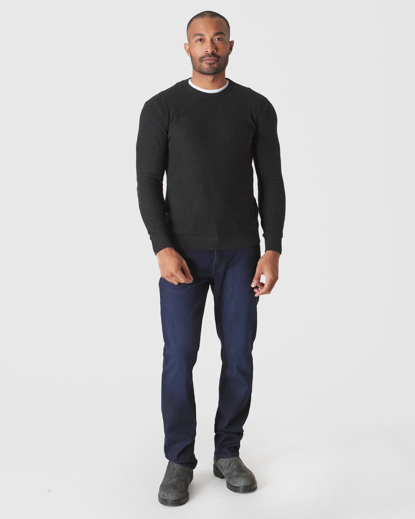 Neutral Pique Crew Sweater 2-Pack