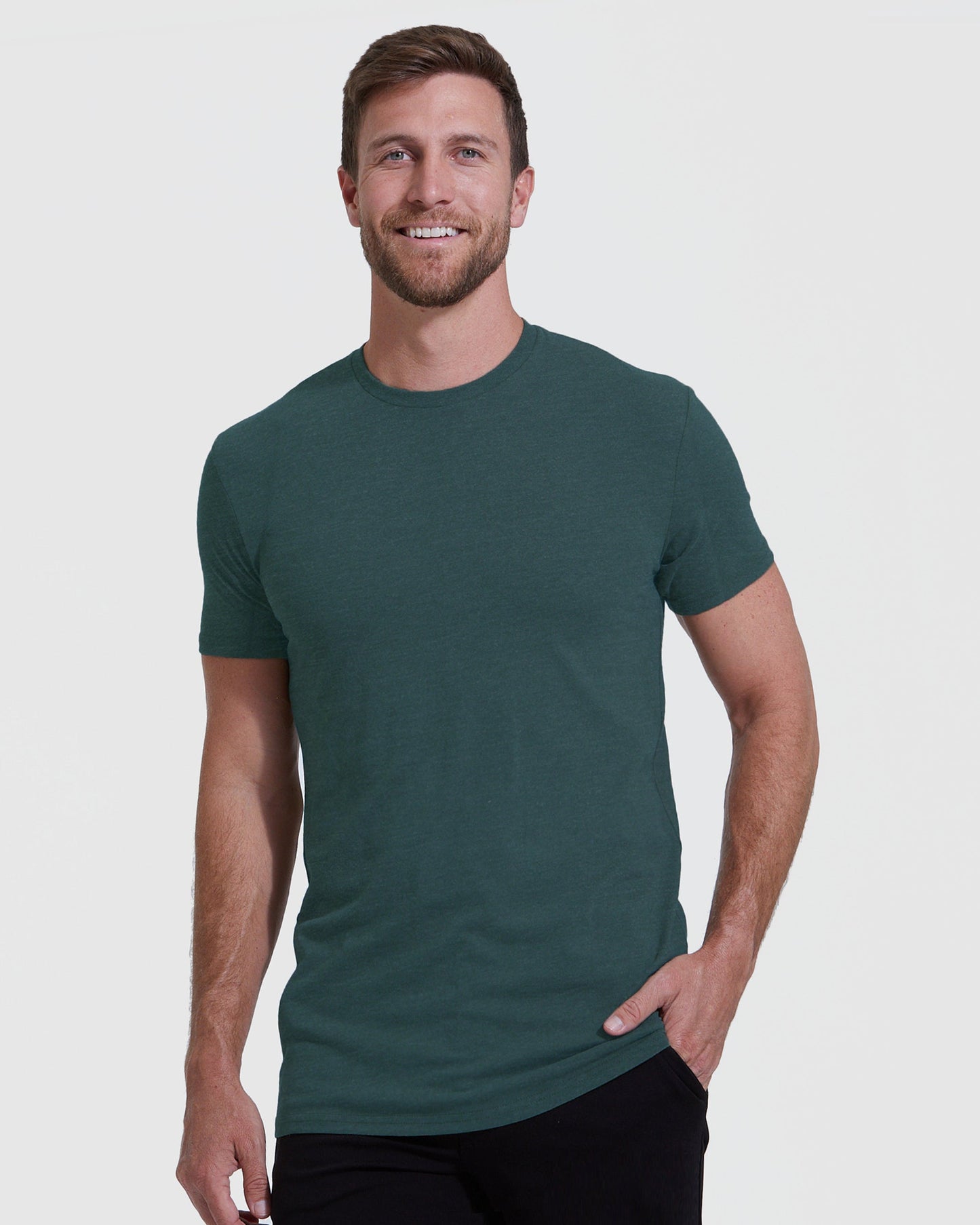 Heather Seafarer Short Sleeve Tall Crew