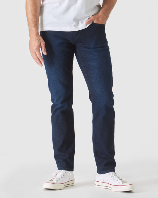 Indigo Rinse Slim Authentic Stretch Jeans