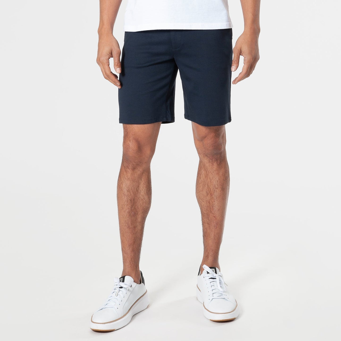 9" Khaki & Navy Comfort Chino Shorts 2-Pack