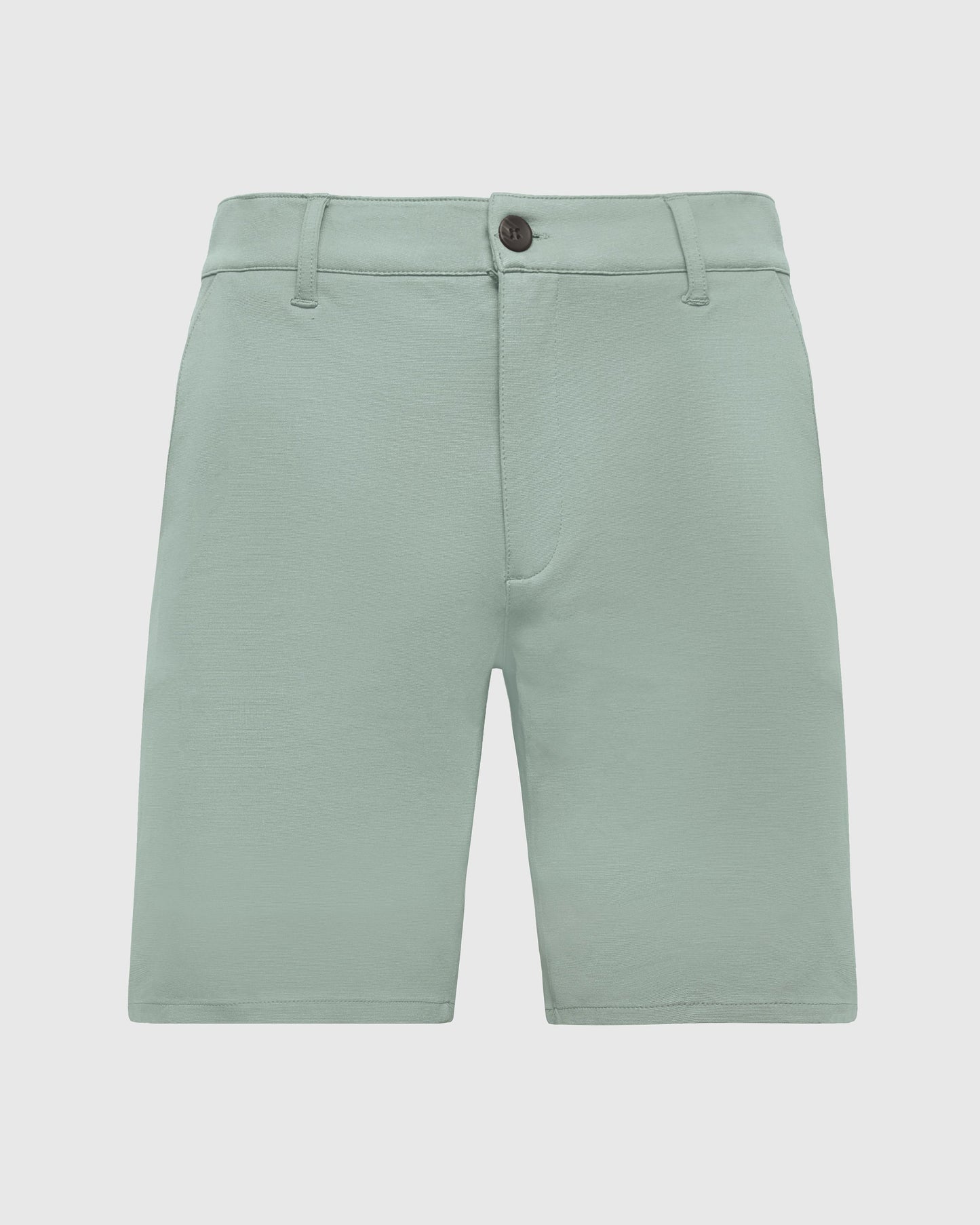 9" Slate Green Comfort Knit Chino Short