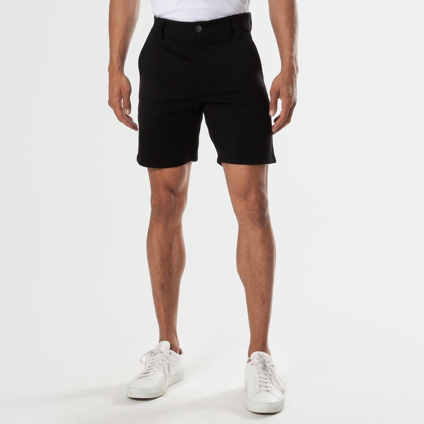 7" Black & Sapphire Comfort Chino Shorts 2-Pack