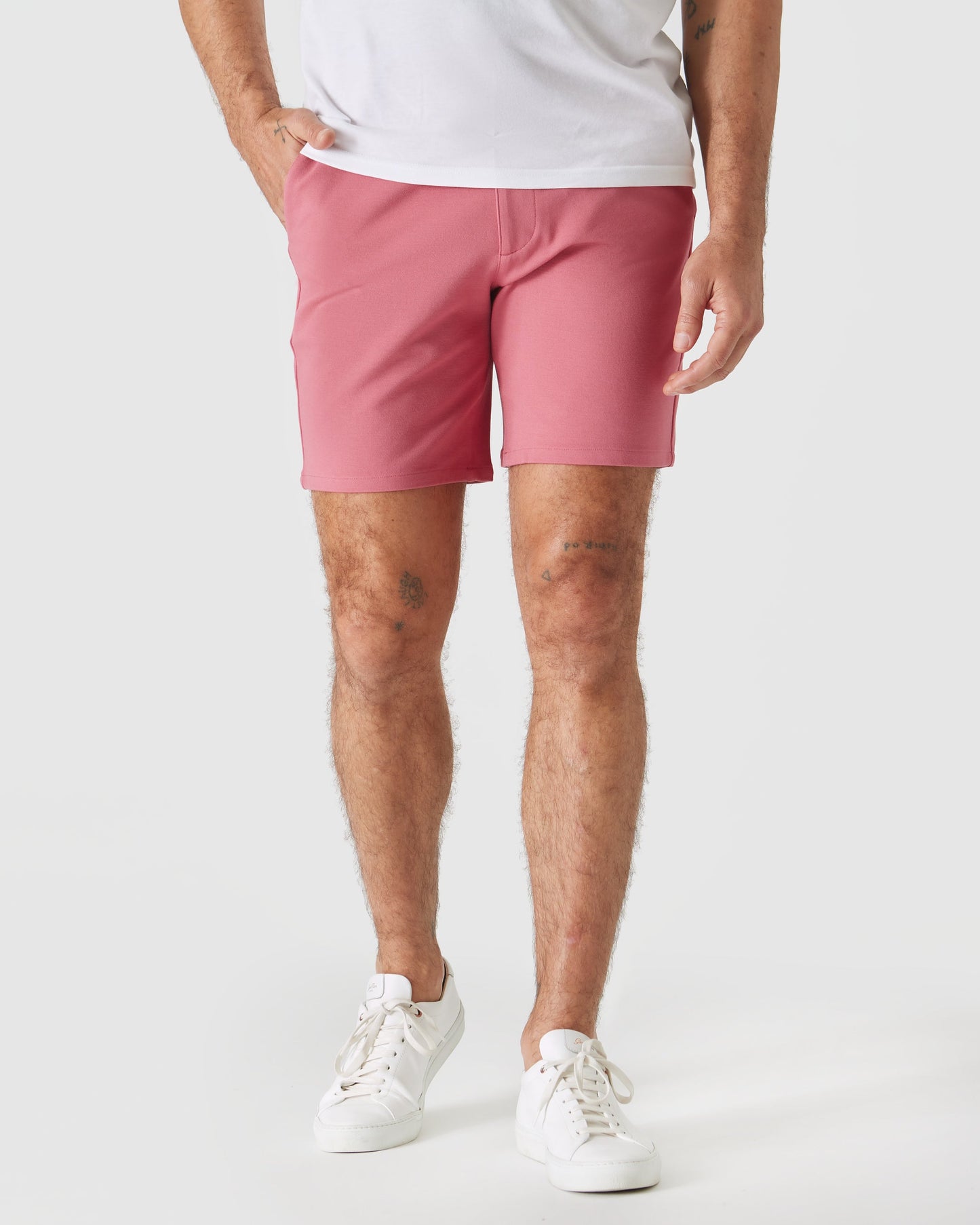 7" Rosewood Comfort Knit Chino Short