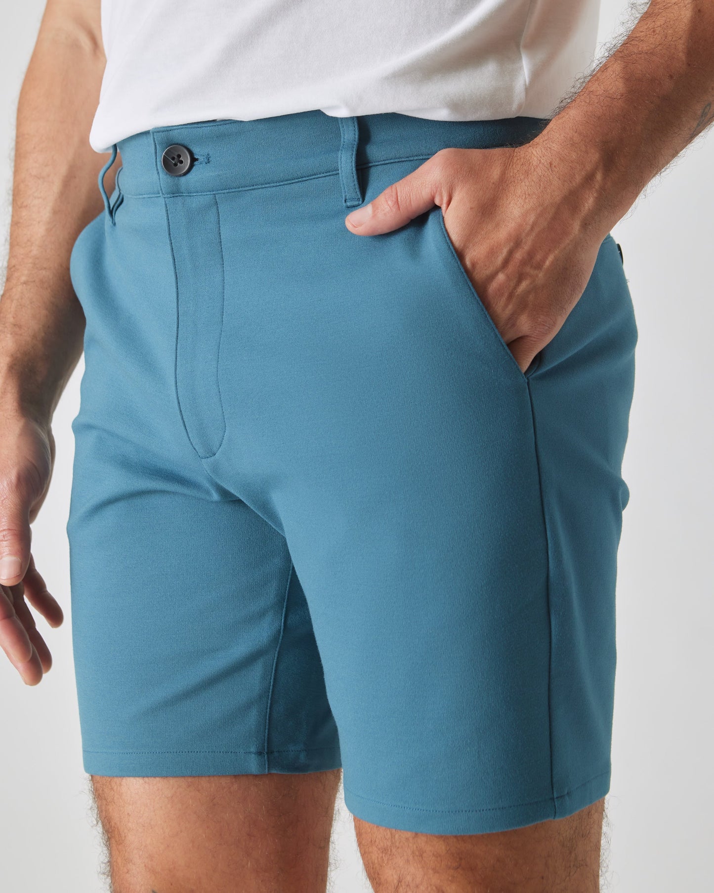 7" Sapphire Comfort Knit Chino Short