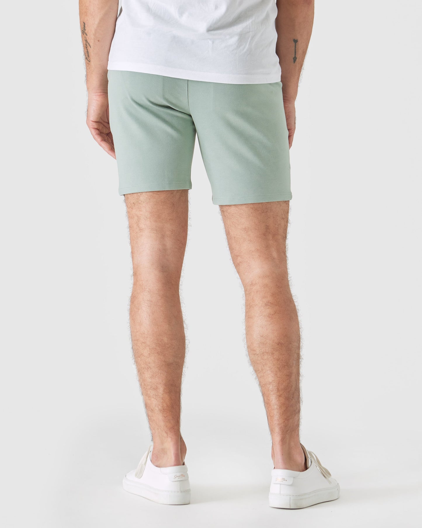 7" Slate Green  Comfort Knit Chino Short