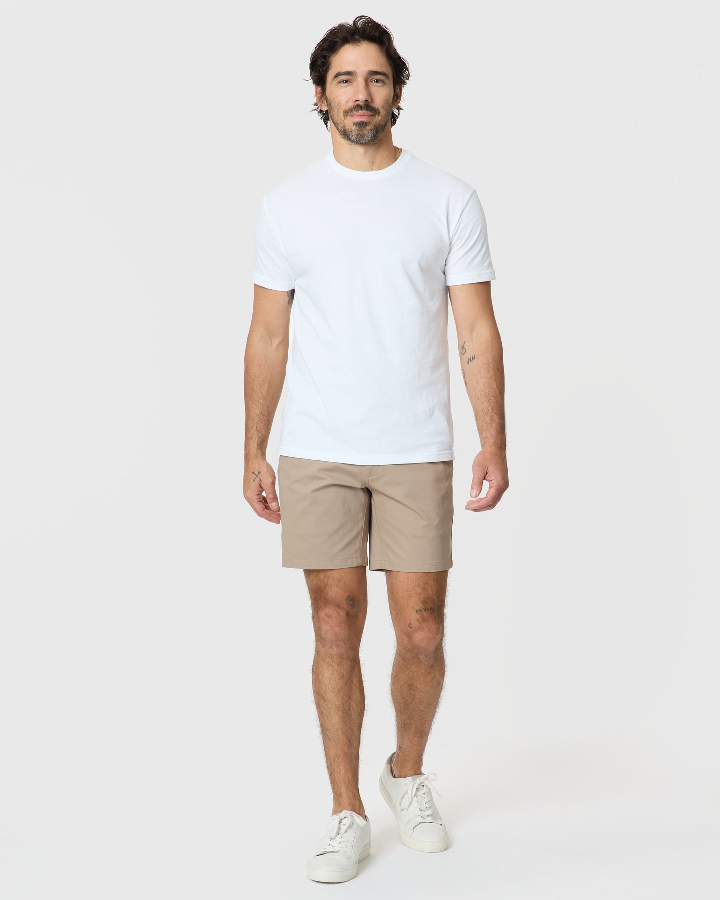 7" Khaki Classic Twill Shorts