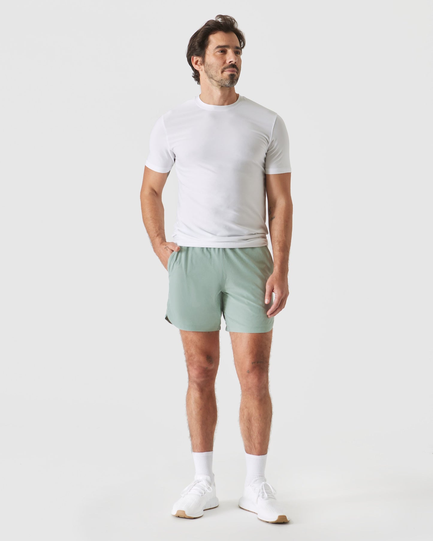 7" Slate Green  Active Training Short