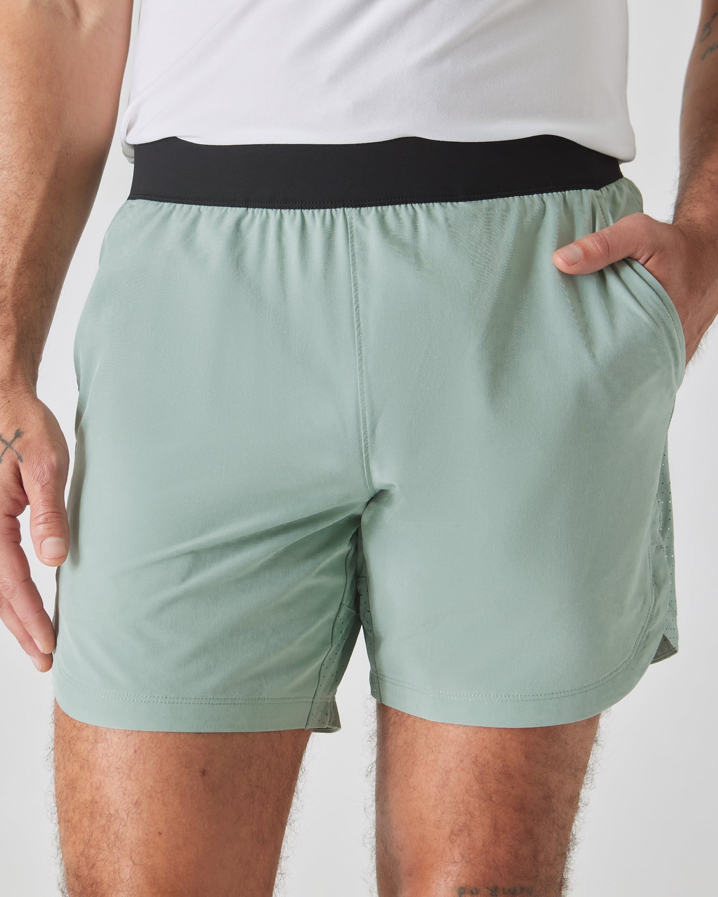 7" Slate Green  Active Training Short