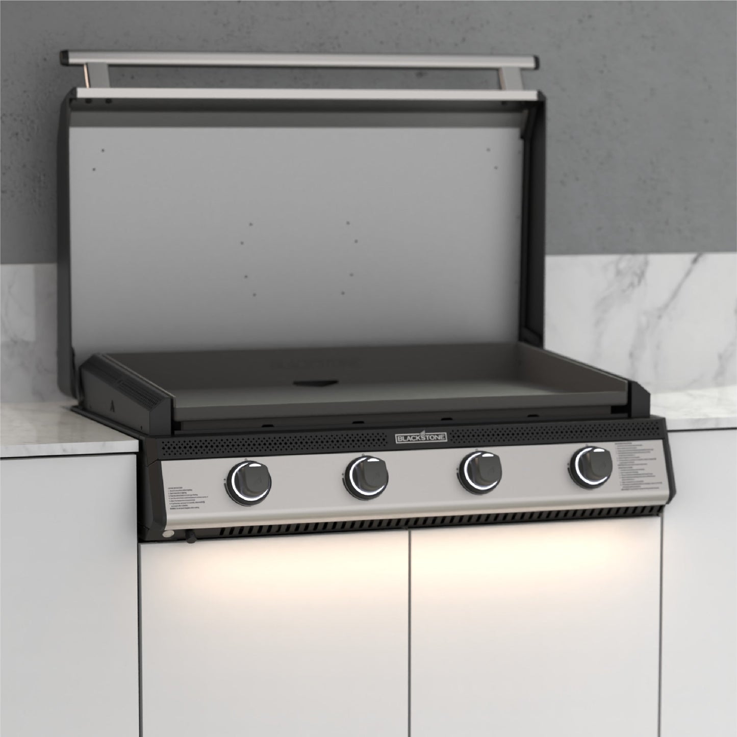 36" Premium Built in Griddle w/hood