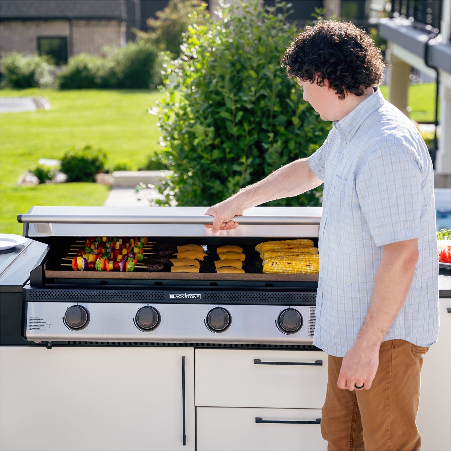 36" Premium Built in Griddle w/hood