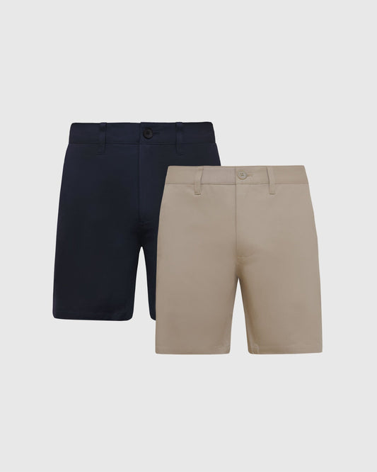 7" Twill Shorts Essential 2-Pack