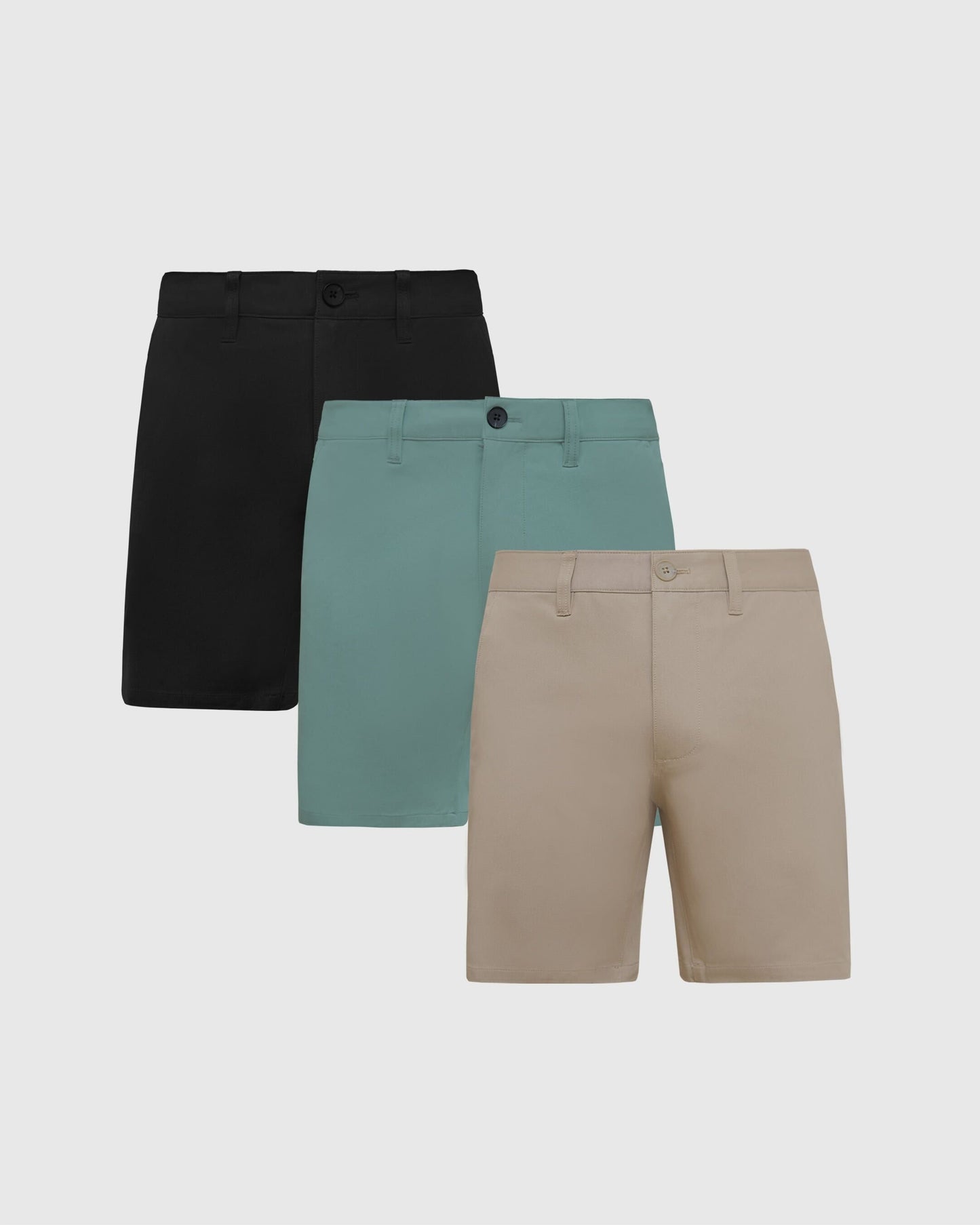 7" Twill Shorts Staples 3-Pack