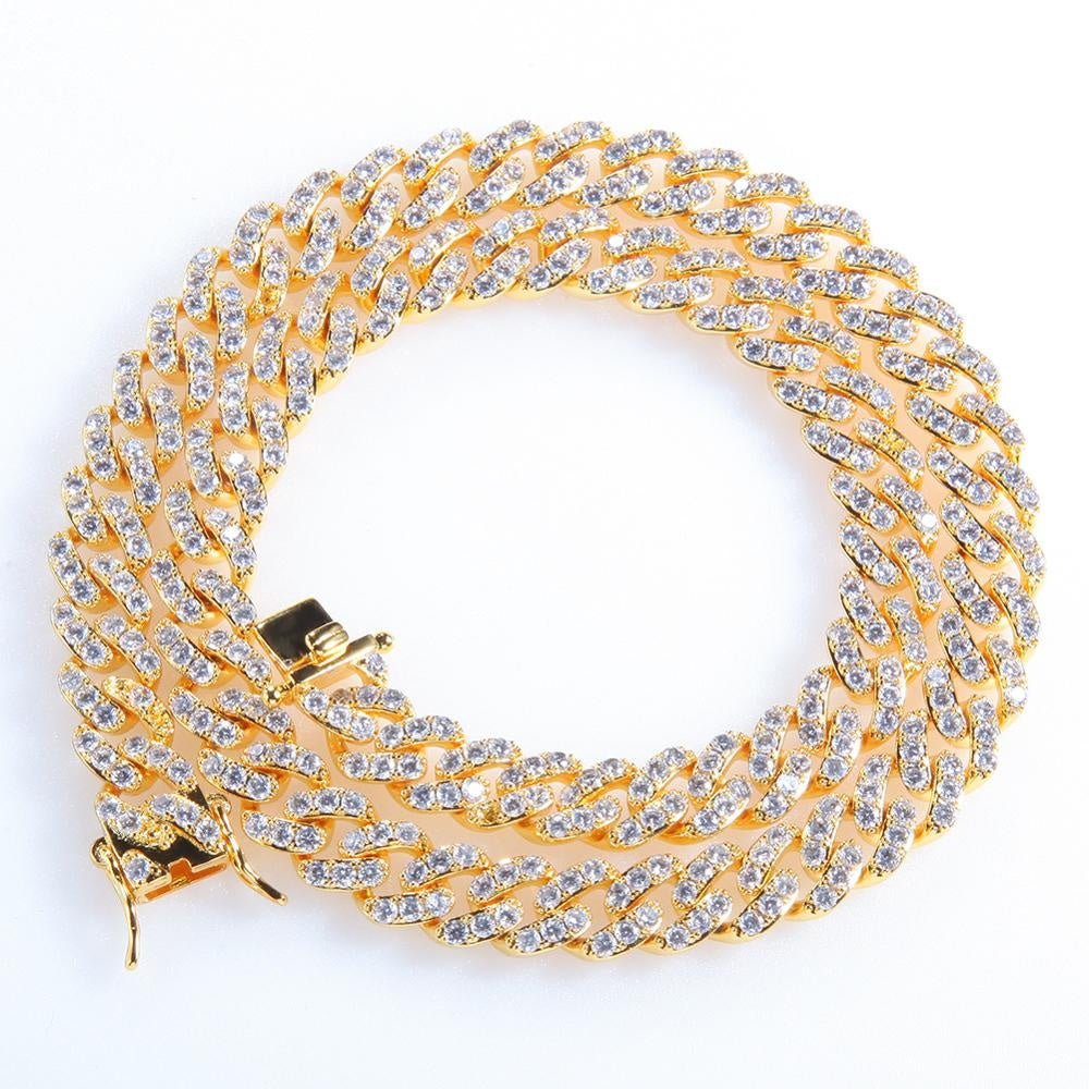 8mm Iced CZ Diamond Cuban Necklace - Capsul