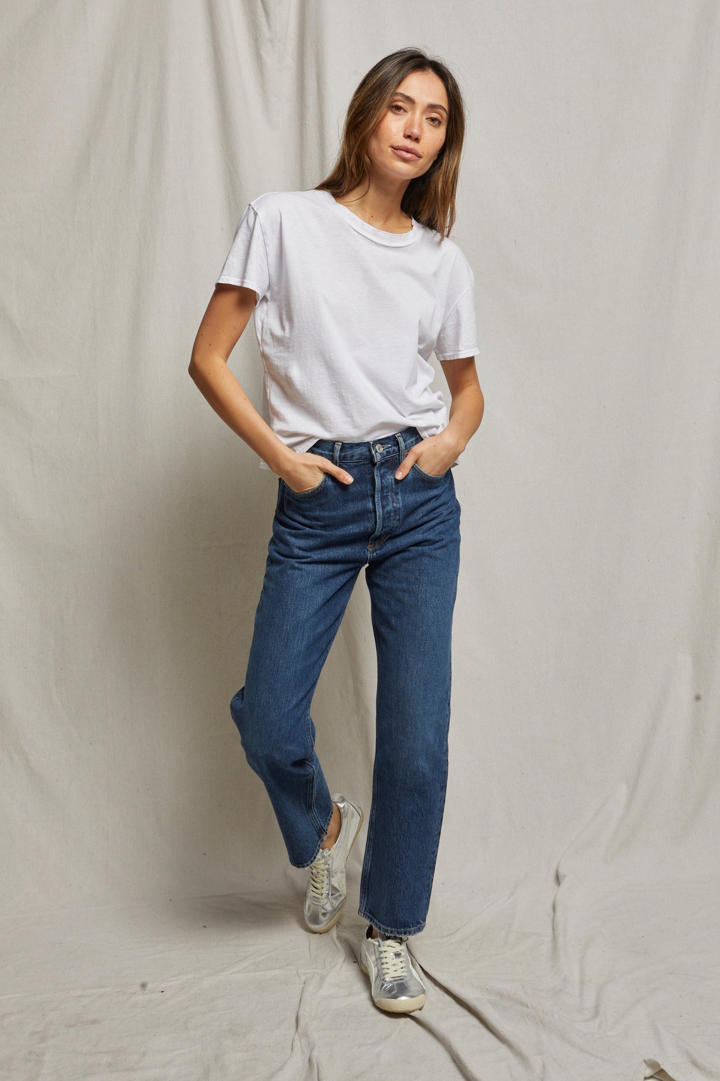 90's mid-rise jeans