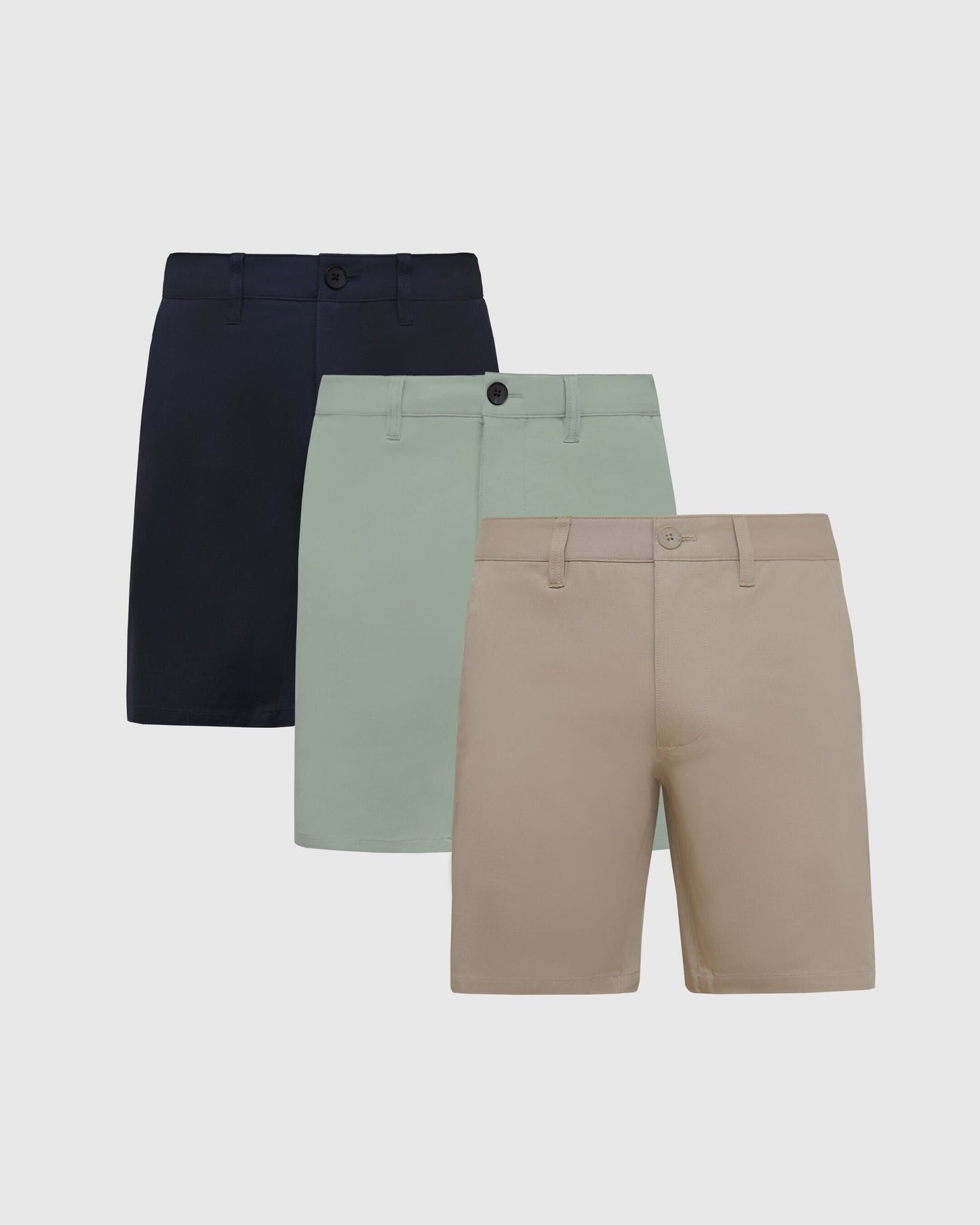 9" Twill Shorts Standard 3-Pack