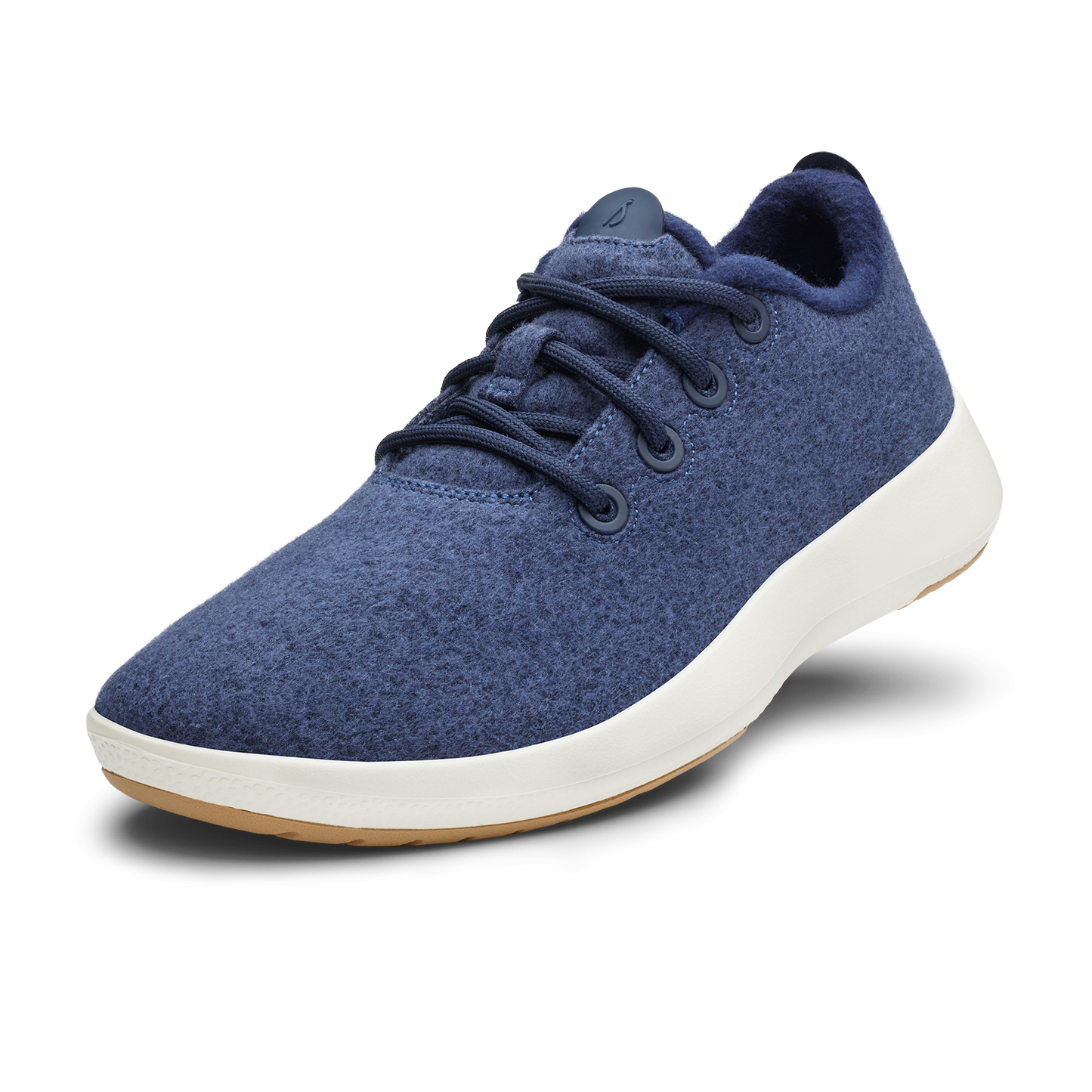 Men's Wool Runner Mizzles - Hazy Indigo (Natural White Sole)