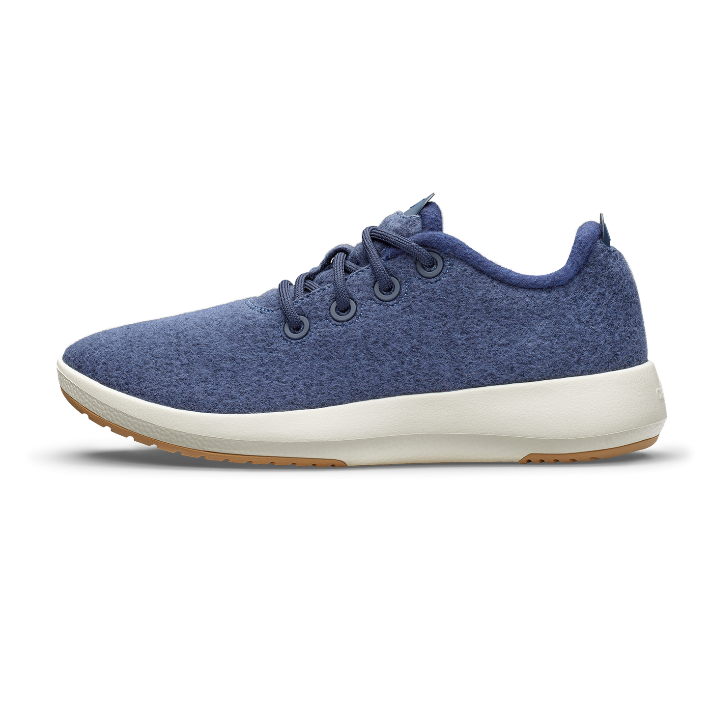 Men's Wool Runner Mizzles - Hazy Indigo (Natural White Sole)