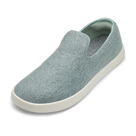 Women's Wool Loungers - Bark Grey (Natural White Sole)