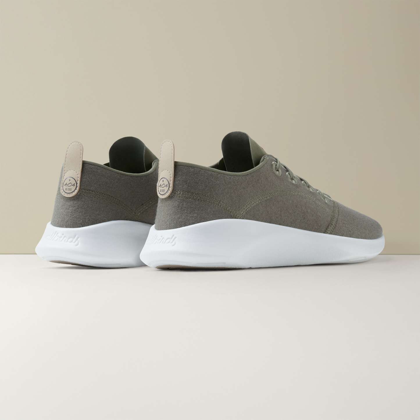 Men's SuperLight Wool Runners - Rugged Green (Blizzard Sole)