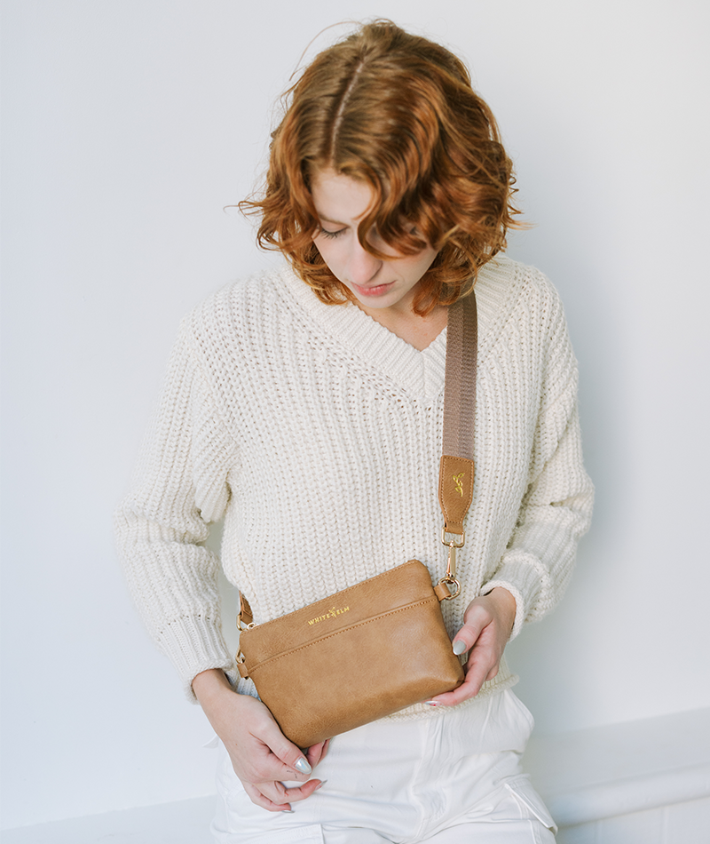 Skye Sling Bag - Almond