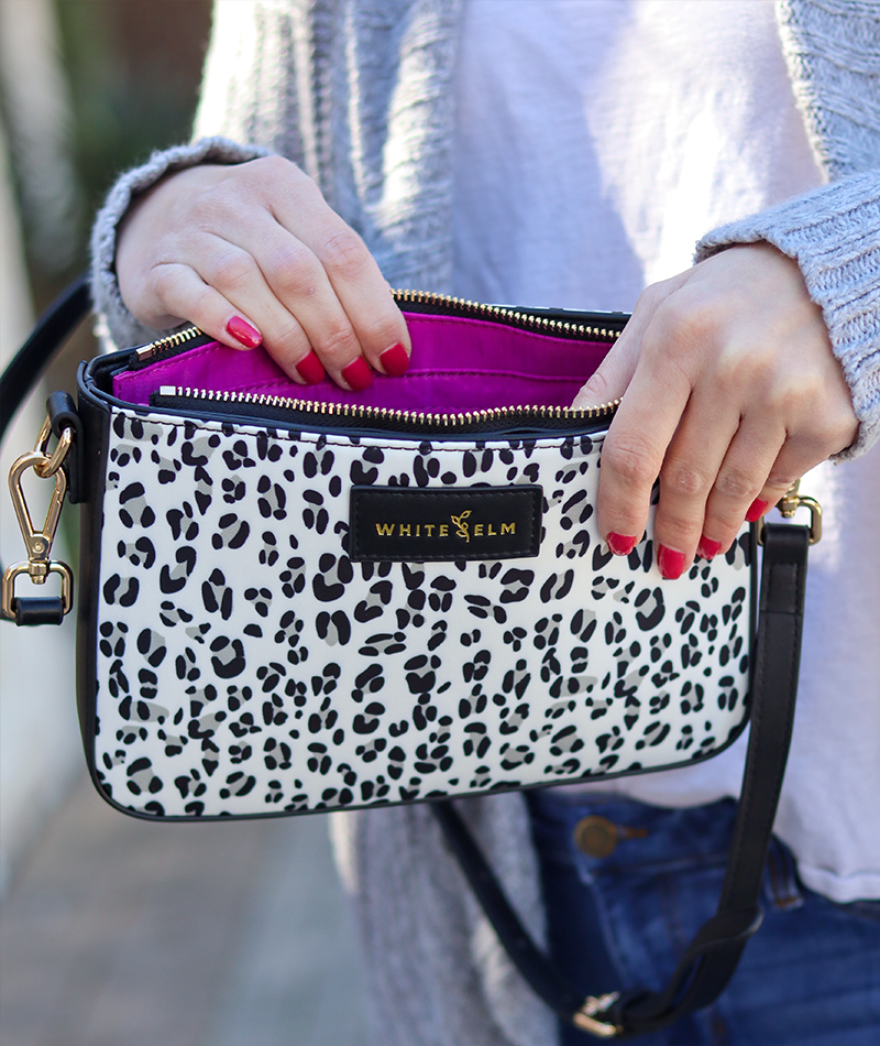 Ara Convertible Crossbody Clutch - Leopard