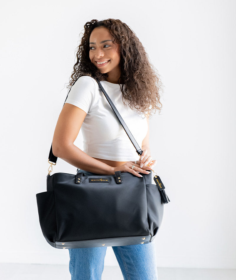 Aquila Tote Bag - Black Nylon