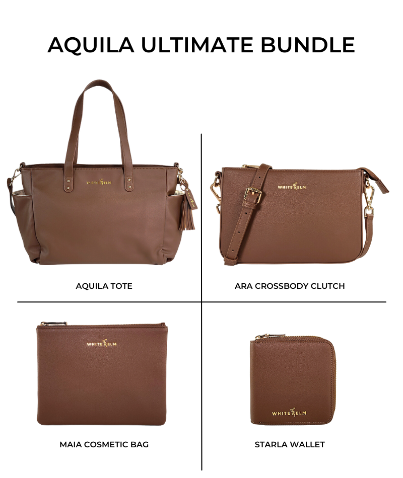 Aquila Tote Bag - Coffee Brown