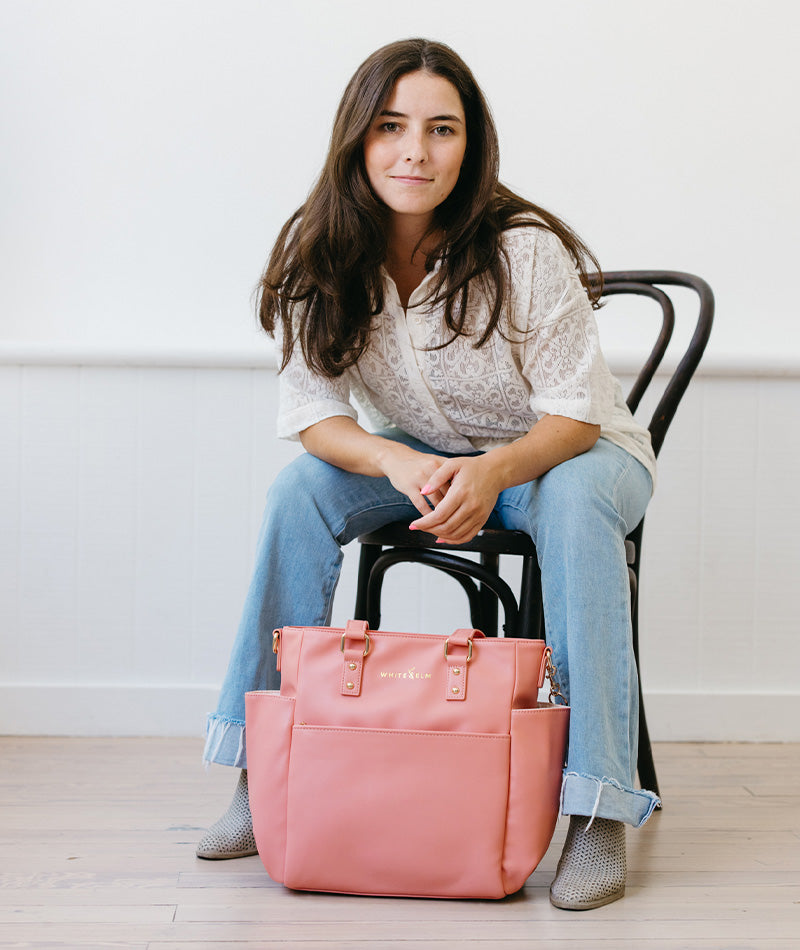 Carina Tote Bag - Coral