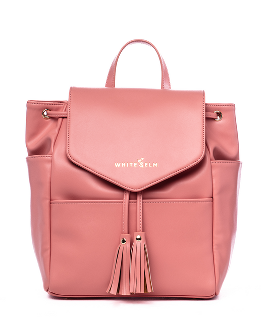 Luna Drawstring Backpack - Coral - [Outlet RETIRED Final Sale]