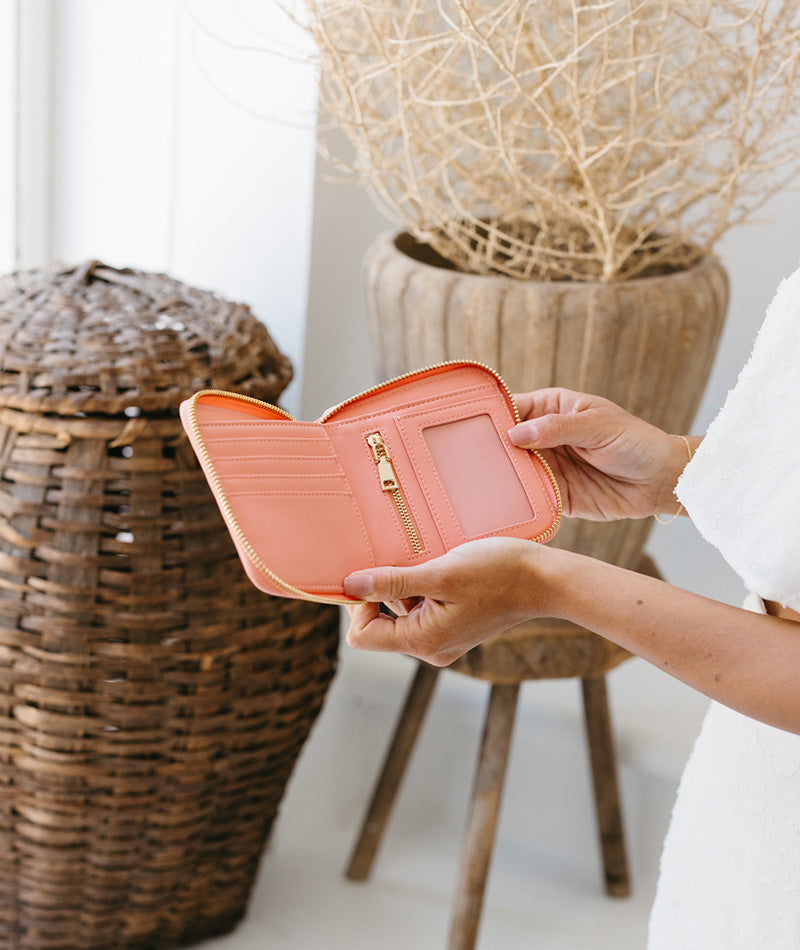 Starla Wallet - Coral