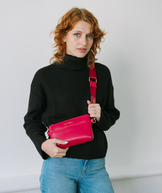 Skye Sling Bag - Cranberry