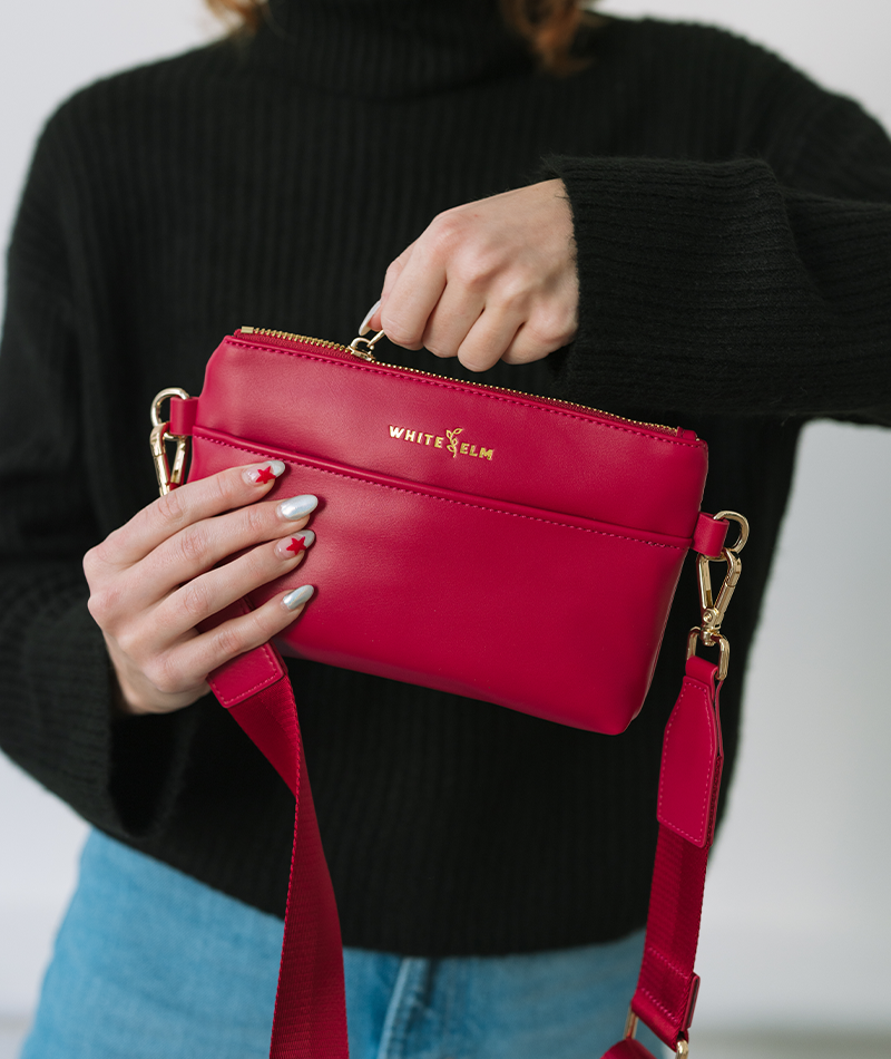 Skye Sling Bag - Cranberry