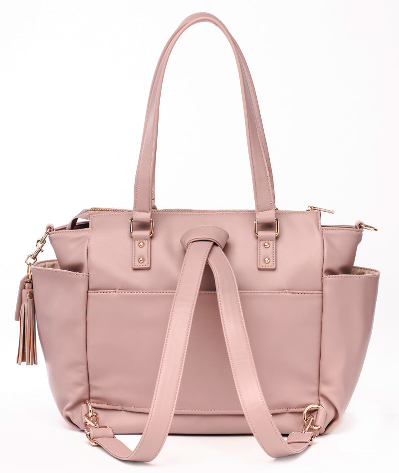 Gemini Convertible Backpack - Dusty Rose