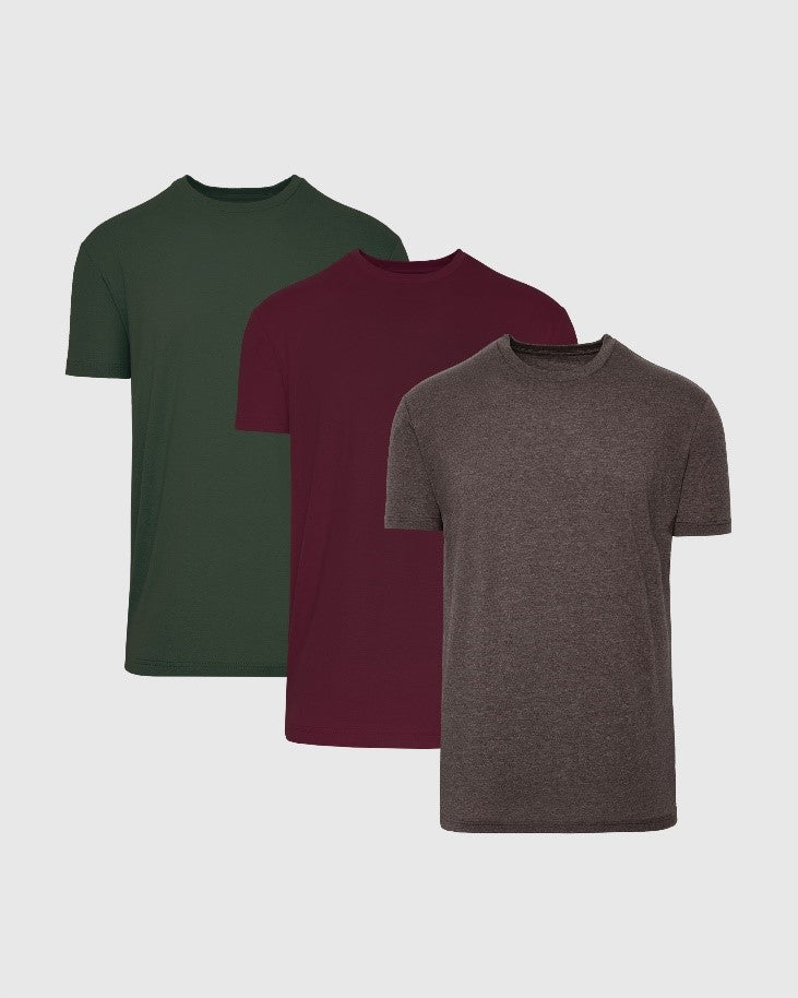 Earth Hues Crew T-Shirt 3-Pack