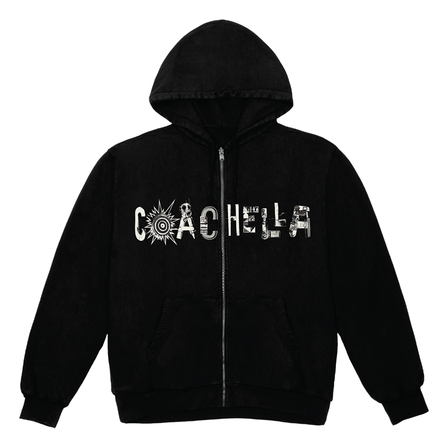 Coachella Flyer Zip Hoodie