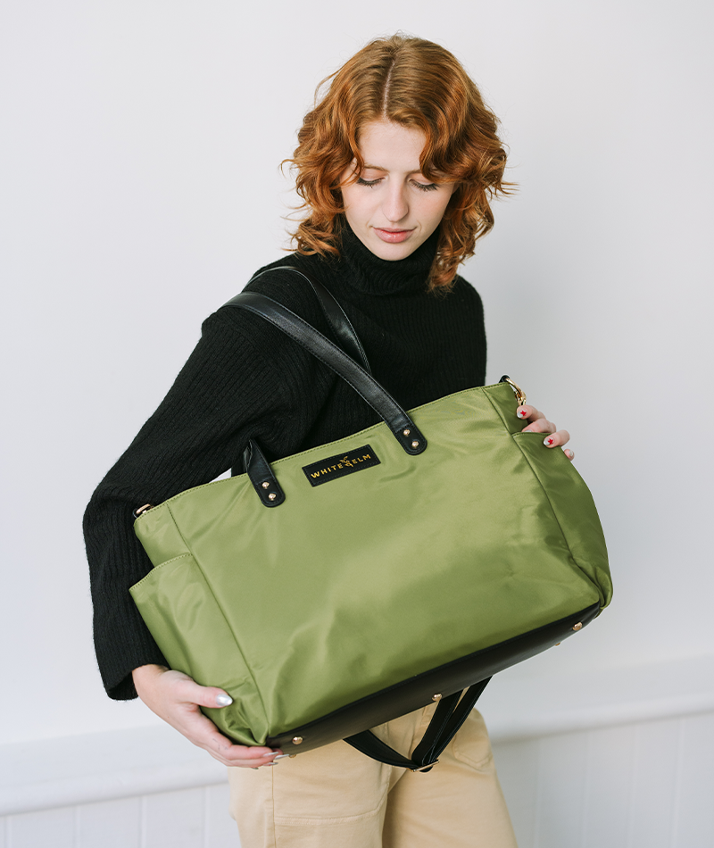 Aquila Tote Bag - Green Nylon