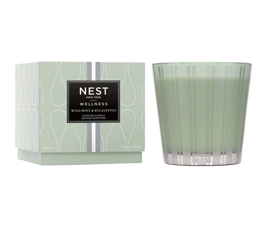 Wild Mint & Eucalyptus 3-Wick Candle